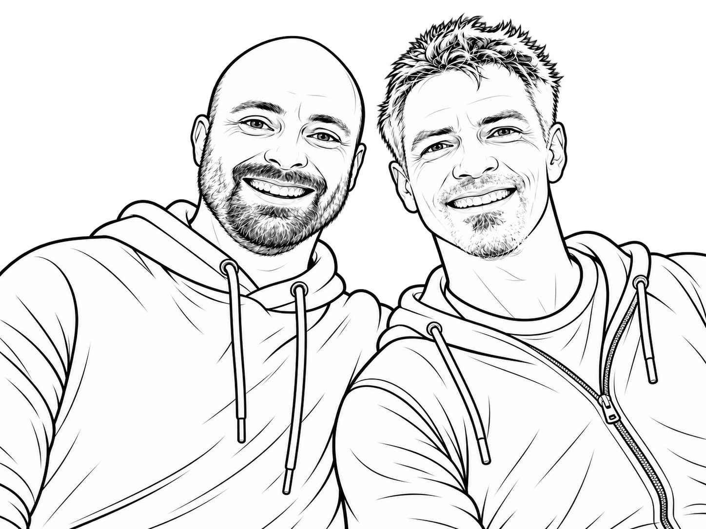 Illustration der Gründer Andreas Dihm und Richard Schweiger